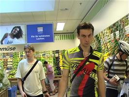 Shopping for lunch and supper in the Migros supermarket, Laufen